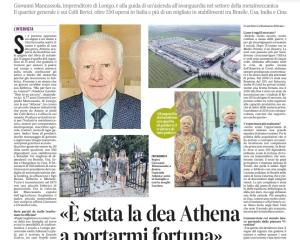 "È stata la dea Athena a portarmi fortuna"
